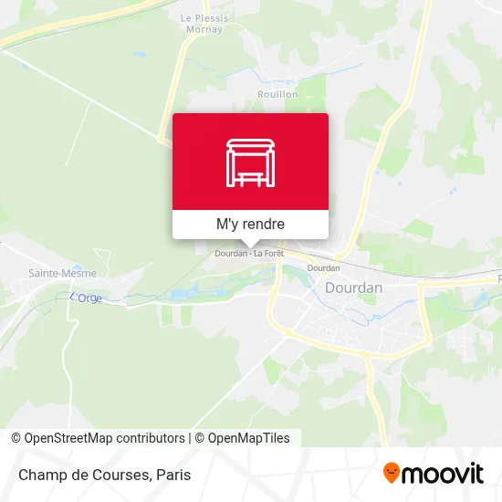 Champ de Courses plan