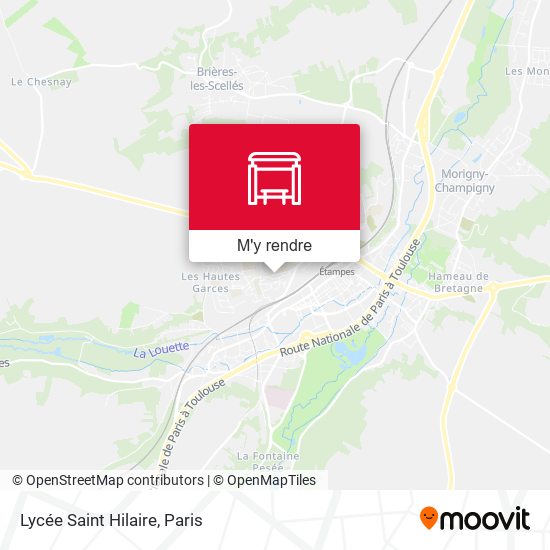 Lycée Saint Hilaire plan