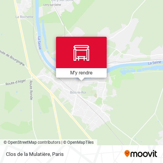 Clos de la Mulatière plan