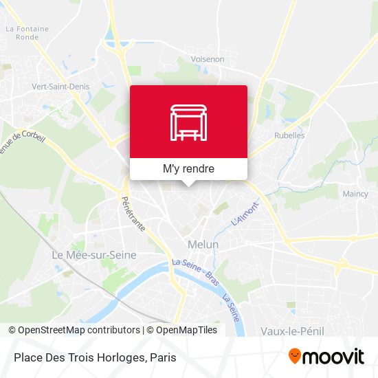 Place Des Trois Horloges plan