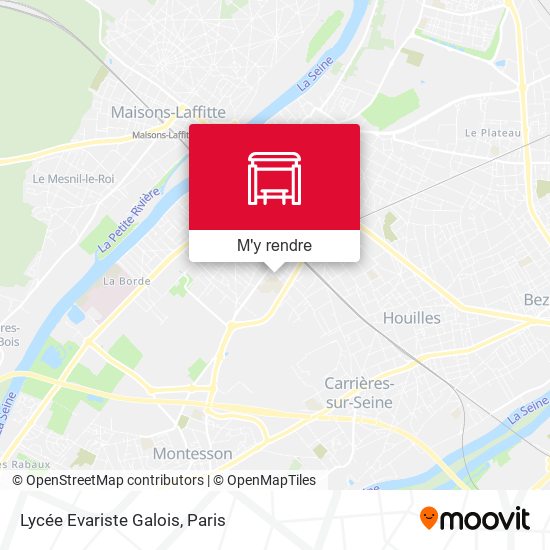 Lycée Evariste Galois plan