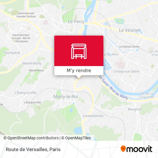 Route de Versailles plan