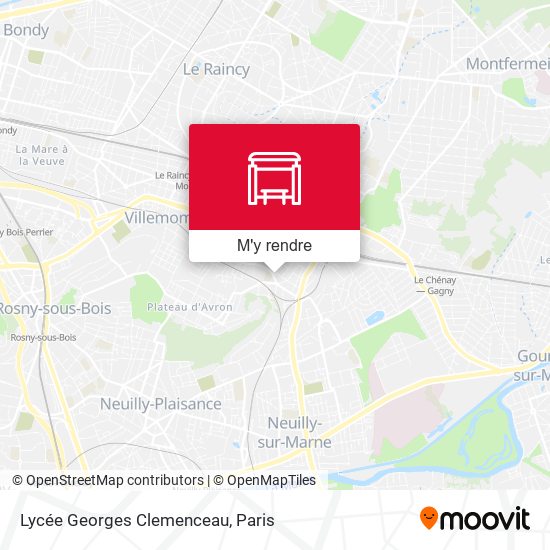 Lycée Georges Clemenceau plan