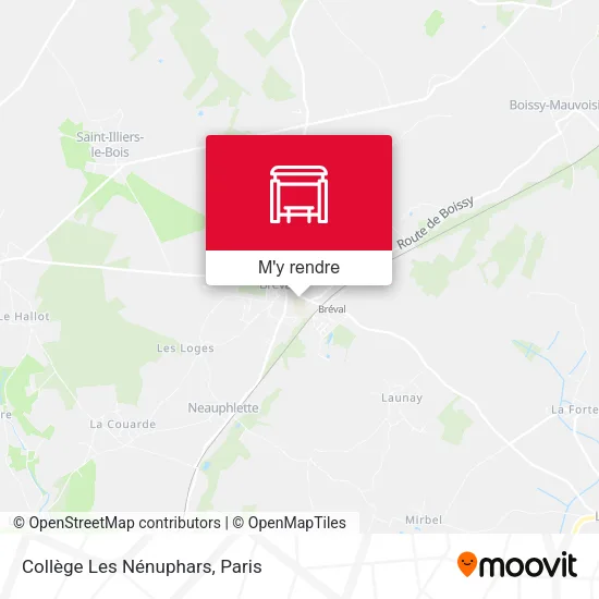 Collège Les Nénuphars plan
