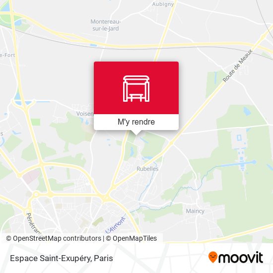 Espace Saint-Exupéry plan