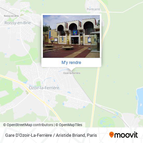 Gare D'Ozoir-La-Ferrière plan