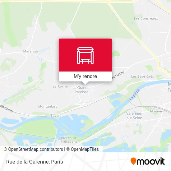 Rue de la Garenne plan