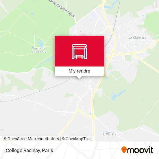 Collège Racinay plan