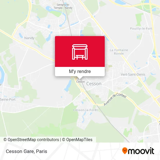 Cesson Gare plan