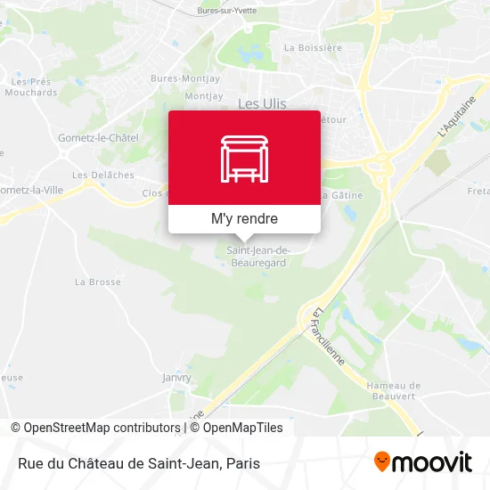 Rue du Château de Saint-Jean plan