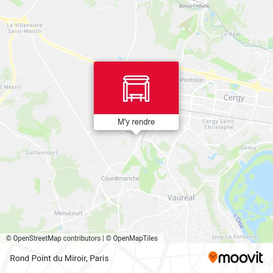 Rond Point du Miroir plan