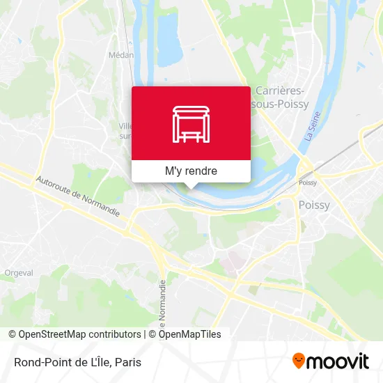 Rond-Point de L'Île plan