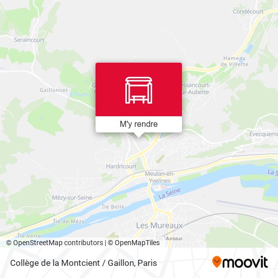 Collège de la Montcient / Gaillon plan