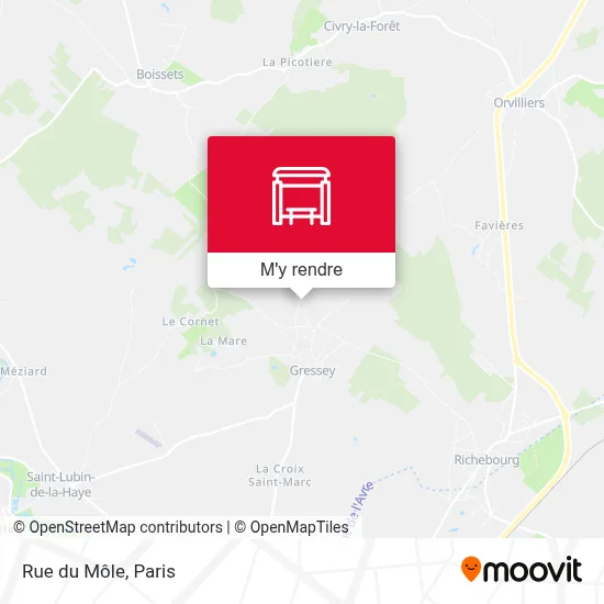 Rue du Môle plan
