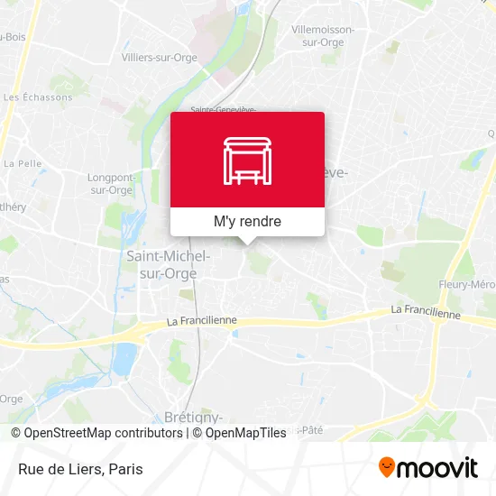 Rue de Liers plan