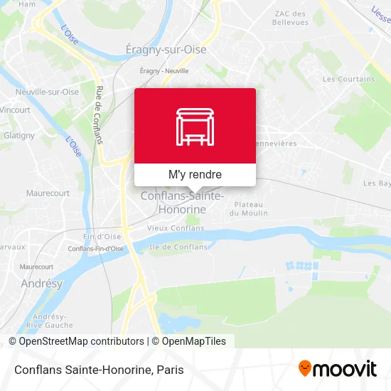Conflans Sainte-Honorine plan