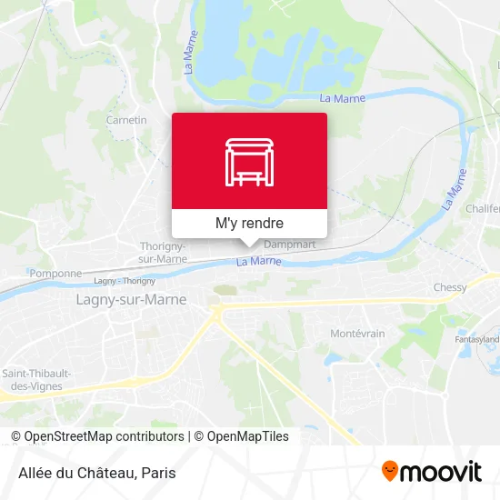 Allée du Château plan
