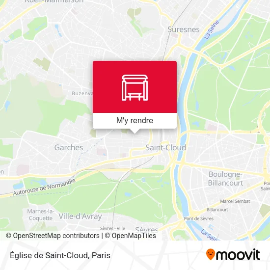 Église de Saint-Cloud plan