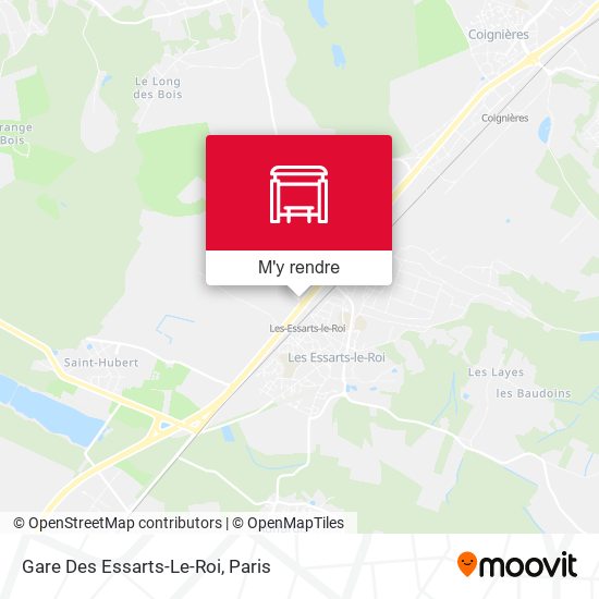 Gare Des Essarts-Le-Roi plan