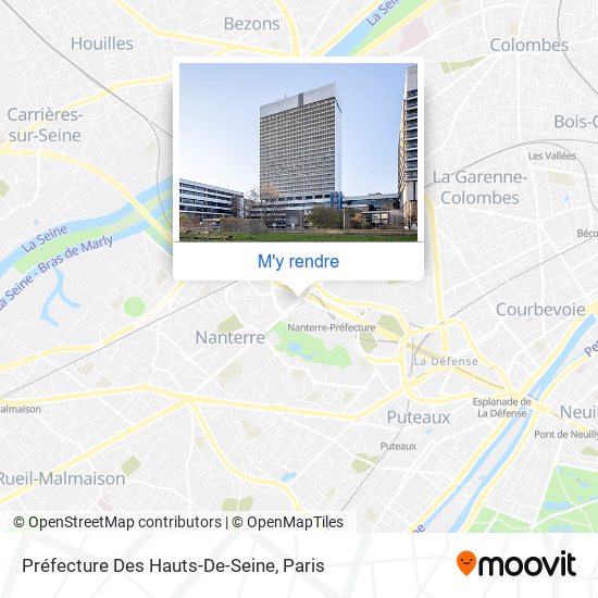 Préfecture Des Hauts-De-Seine plan