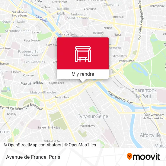 Avenue de France plan