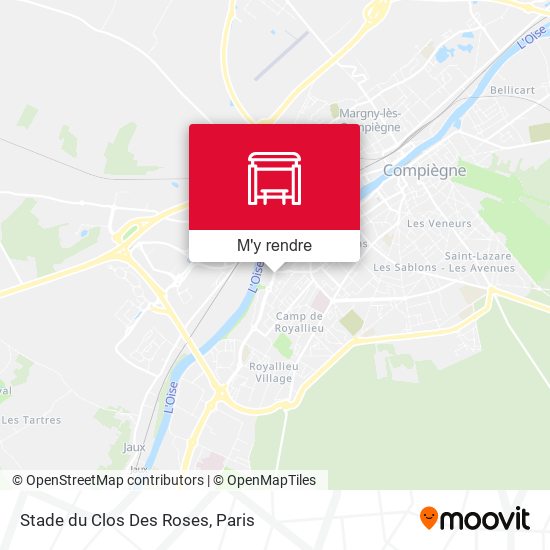 Stade du Clos Des Roses plan