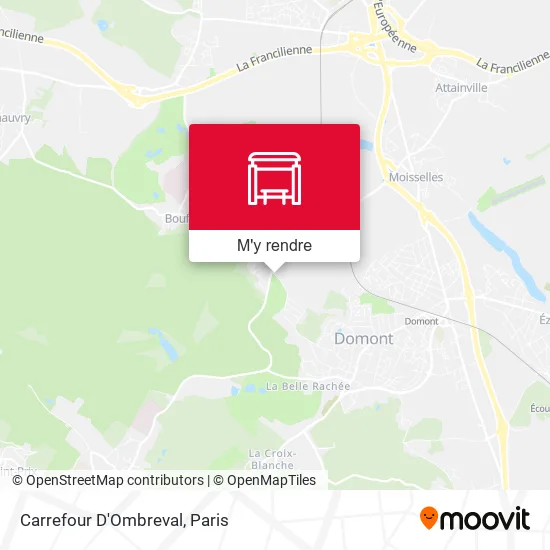 Carrefour D'Ombreval plan