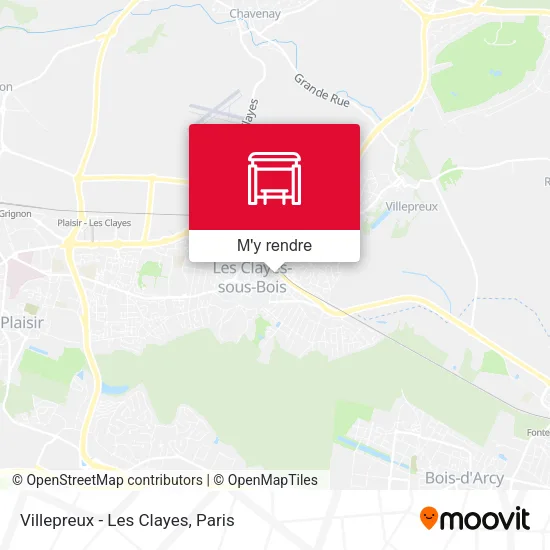 Villepreux - Les Clayes plan