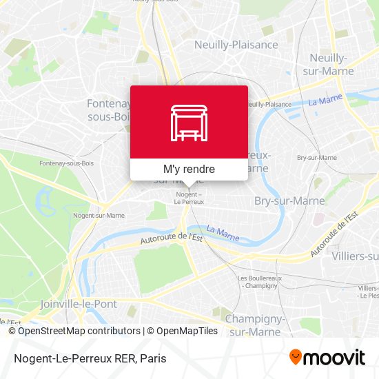 Nogent-Le-Perreux RER plan