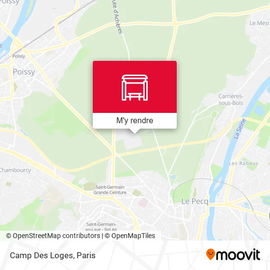 Camp Des Loges plan