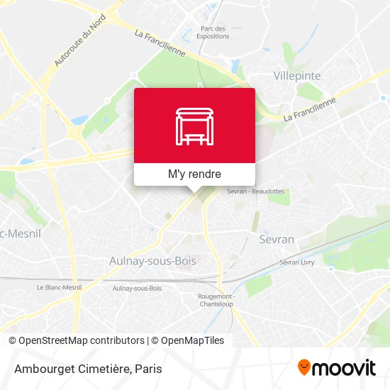 Ambourget Cimetière plan