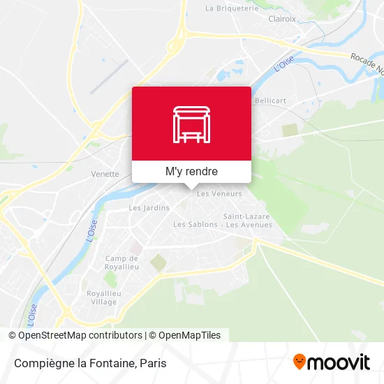 Compiègne la Fontaine plan