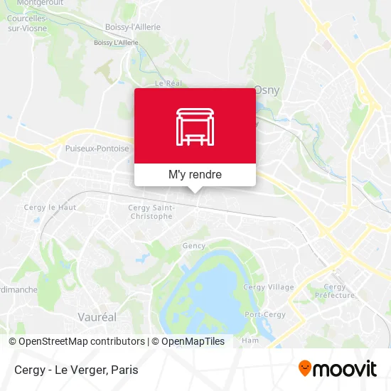 Cergy - Le Verger plan