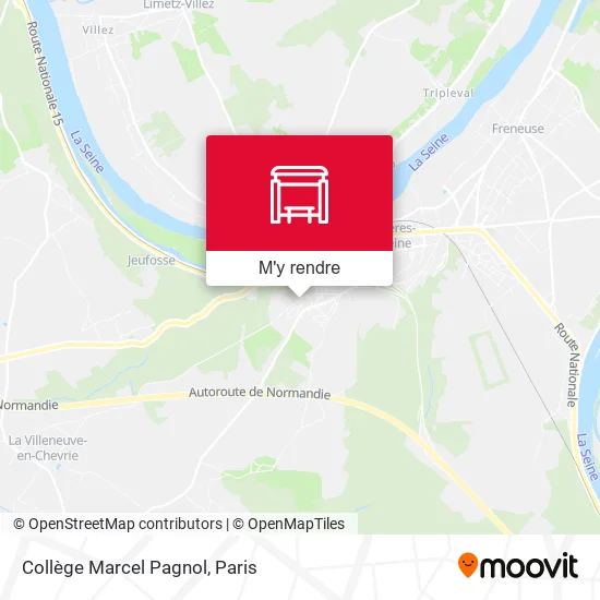 Collège Marcel Pagnol plan