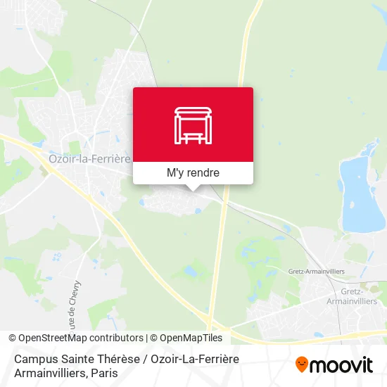 Campus Sainte Thérèse / Ozoir-La-Ferrière Armainvilliers plan
