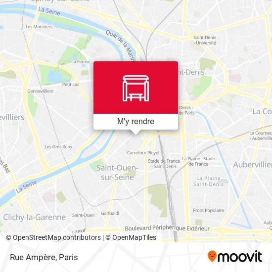 Rue Ampère plan