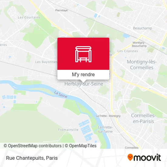 Rue Chantepuits plan