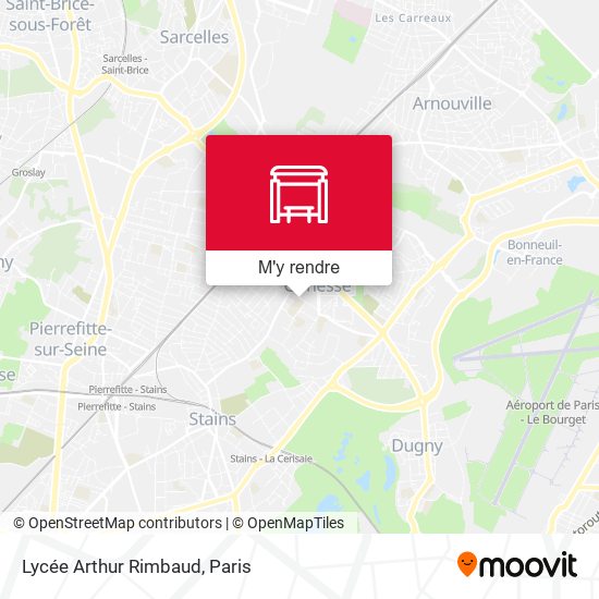 Lycée Arthur Rimbaud plan