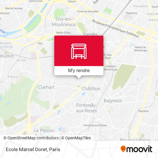 Ecole Marcel Doret plan