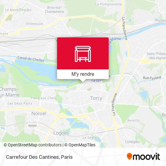 Carrefour Des Cantines plan