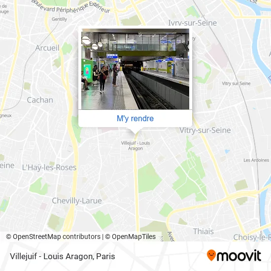 Villejuif - Louis Aragon plan