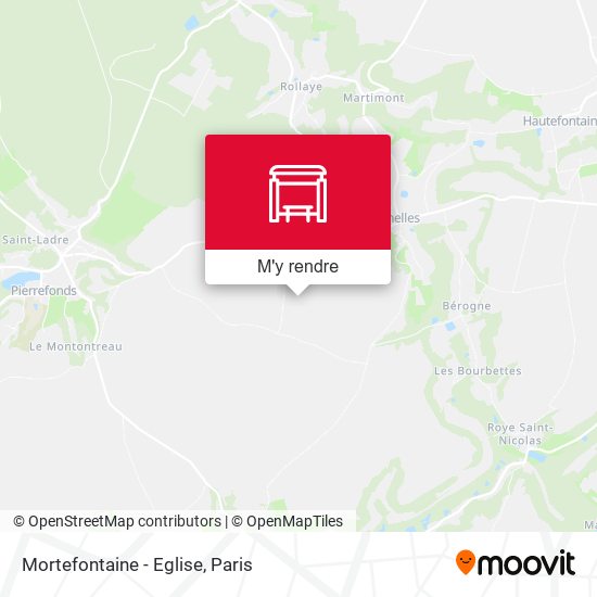 Mortefontaine - Eglise plan