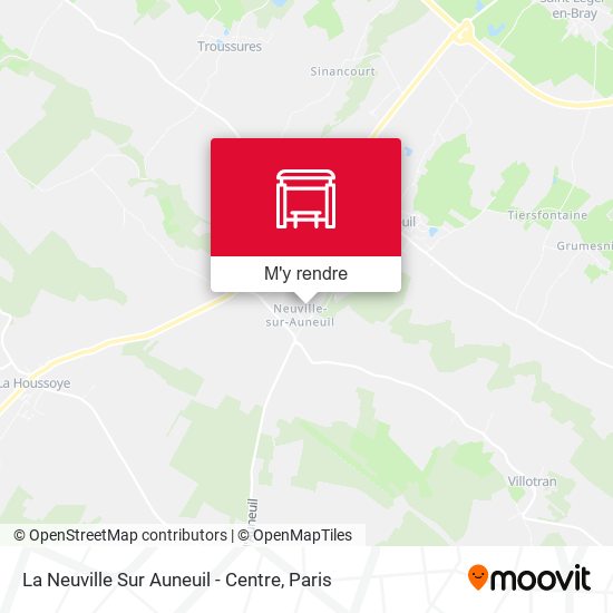 La Neuville Sur Auneuil - Centre plan