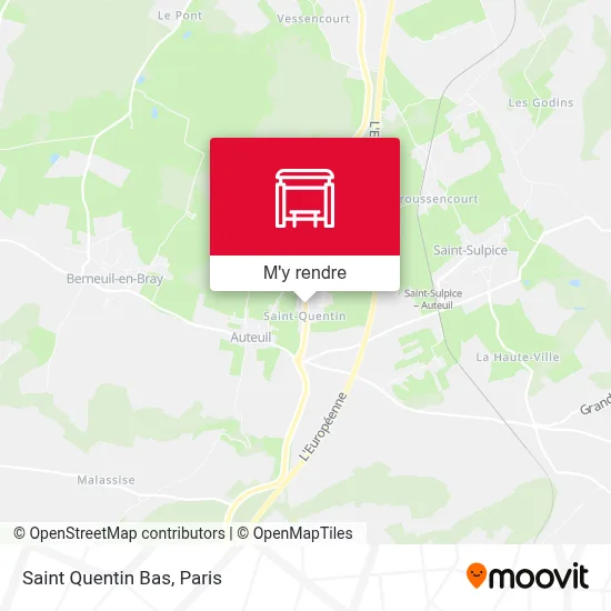 Saint Quentin Bas plan