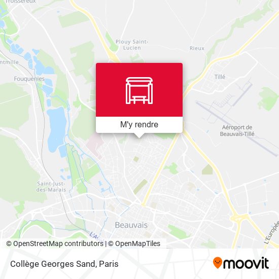 Collège Georges Sand plan