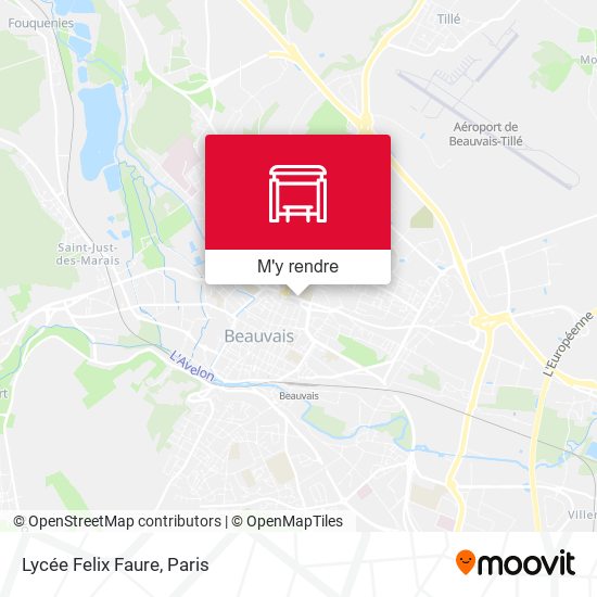 Lycée Felix Faure plan