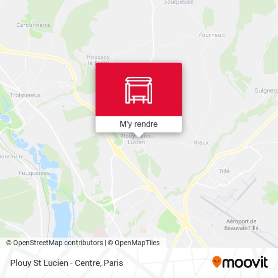 Plouy St Lucien - Centre plan