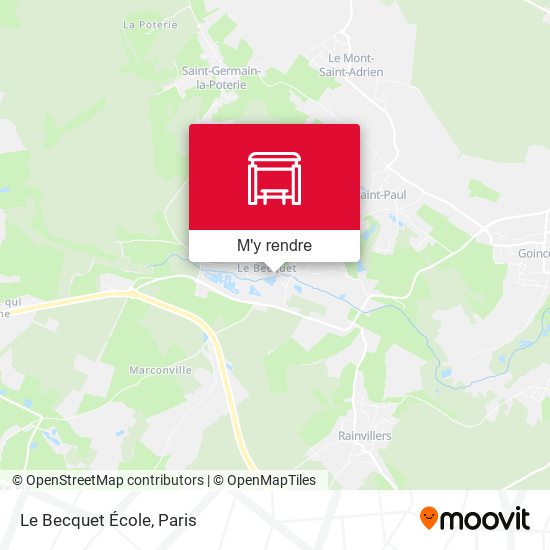 Le Becquet École plan