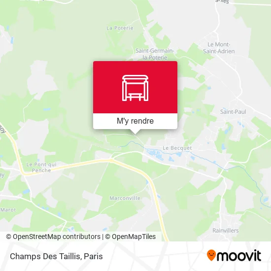 Champs Des Taillis plan