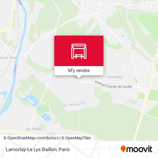 Lamorlay-Le Lys Baillon plan
